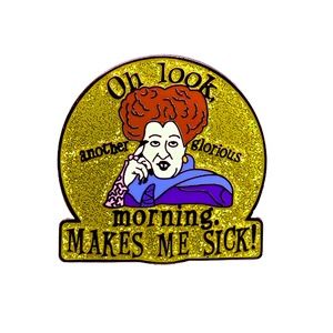 Hocus Pocus Sanderson Sisters Enamel Glitter Pin